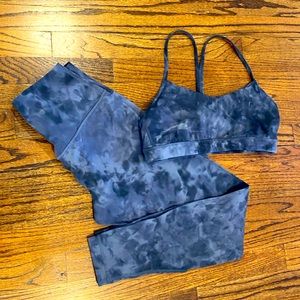 Lululemon sports bra and legging set size 8